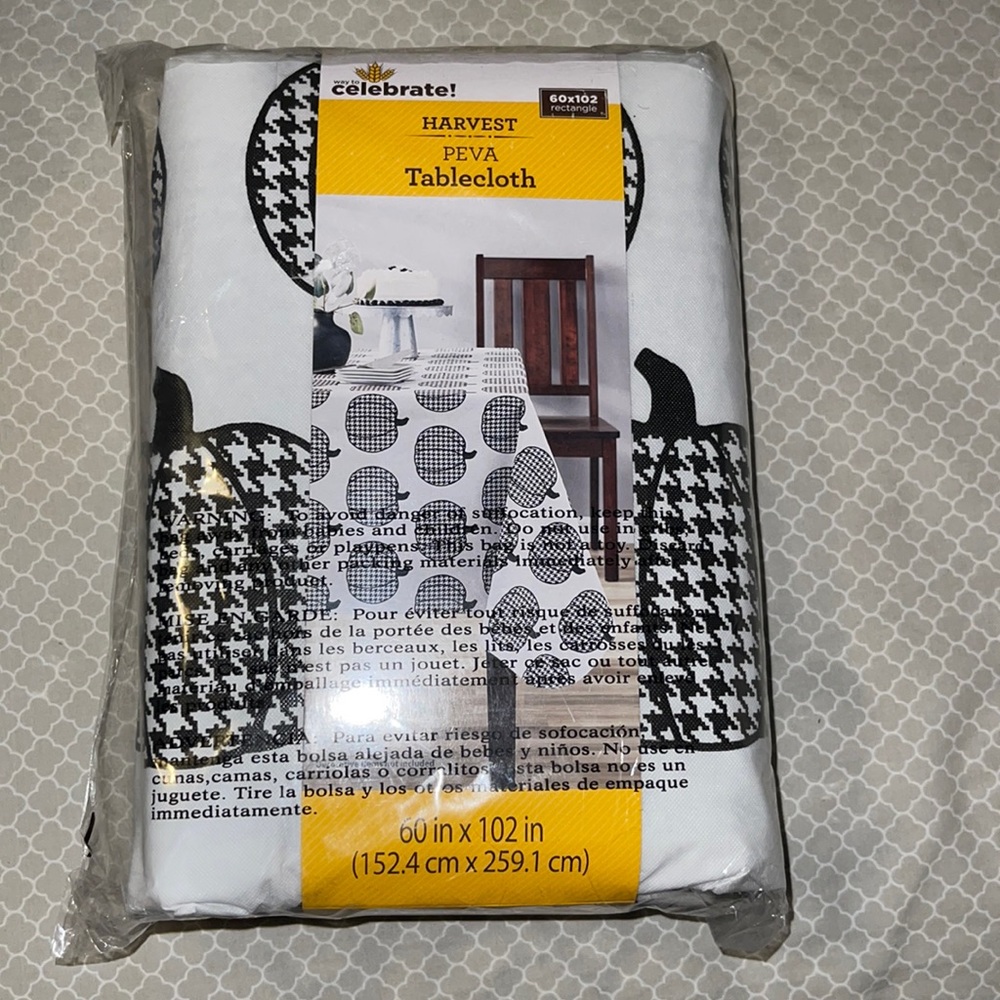 Harvest peva tablecloth
